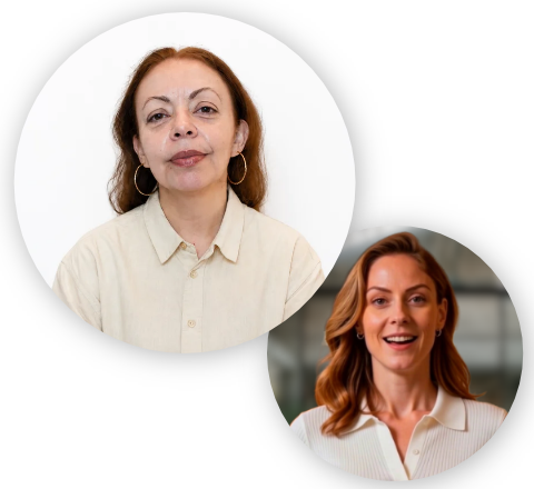 Jane Audrei e Signe, avatar de IA da PMWJ